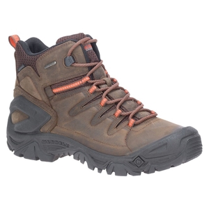 Bottes Merrell Strongbound Peak Mid Waterproof Marron Homme | I.H.RJCA